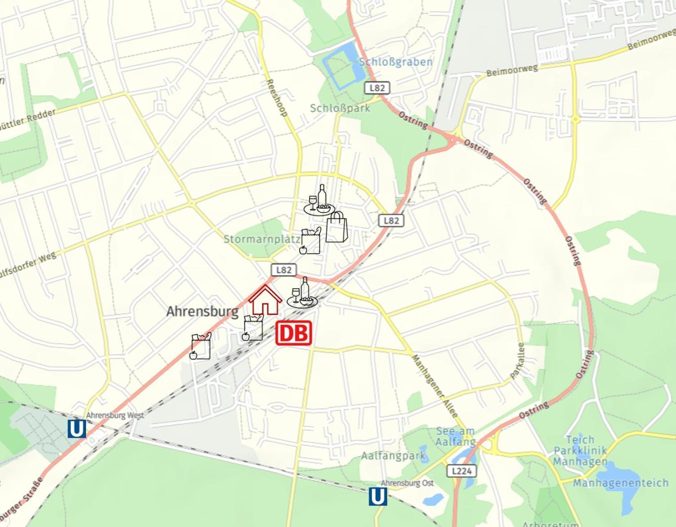 Have-A-Nice-Stay - Nahe Bahnhof - 20 Minuten Nach Hamburg - Trotzdem Ruhig Gelegen - 6 Minuten Zu Fuss Ins Zentrum Ahrensburg - Modern Eingerichtet Exterior foto