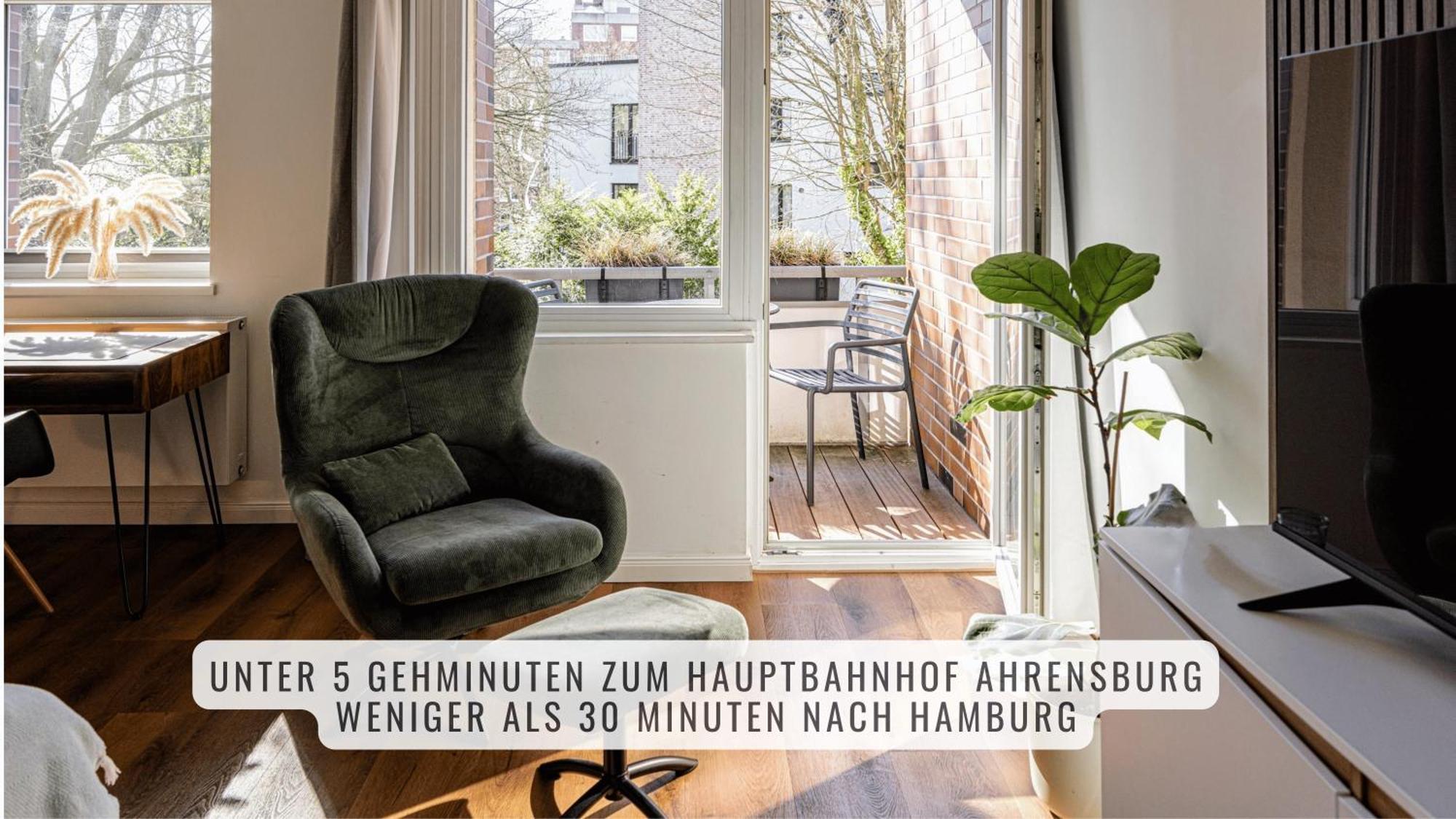 Have-A-Nice-Stay - Nahe Bahnhof - 20 Minuten Nach Hamburg - Trotzdem Ruhig Gelegen - 6 Minuten Zu Fuss Ins Zentrum Ahrensburg - Modern Eingerichtet Exterior foto